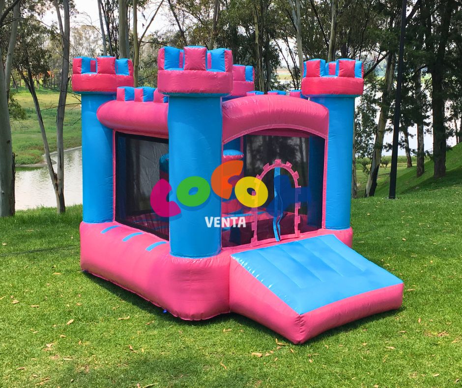 Mini Castillo de princesas con rampa – Inflables Cocoy